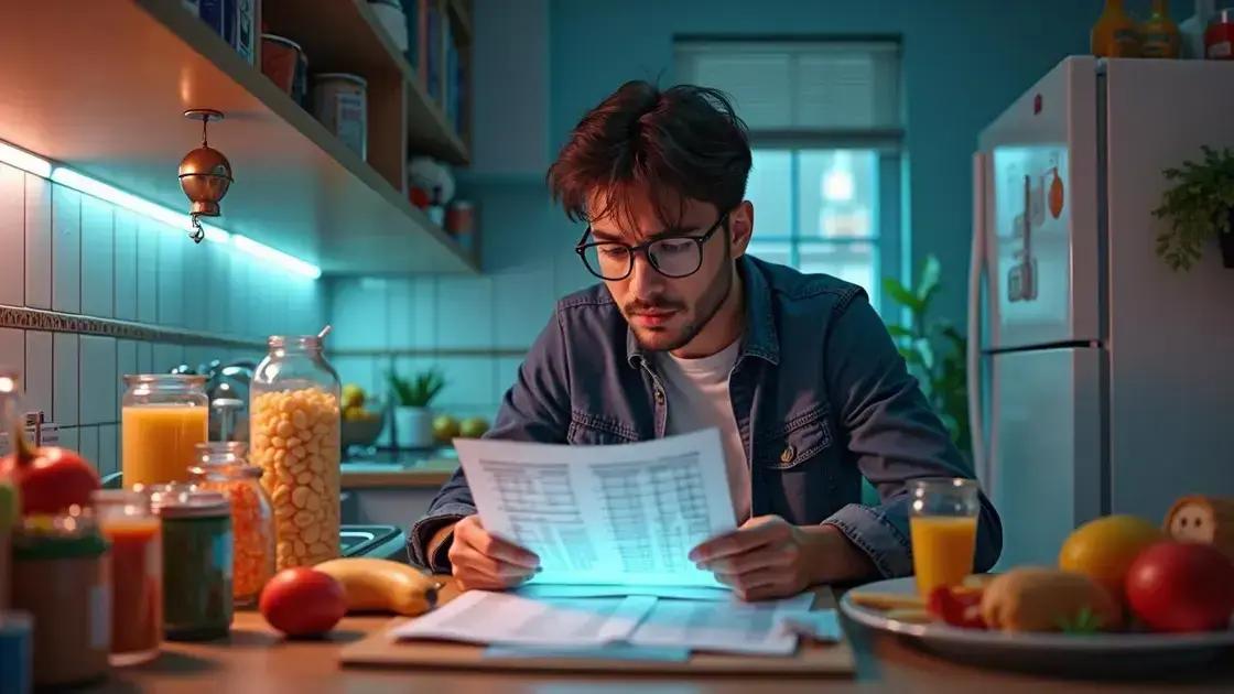 Identificando despesas invisíveis na comida