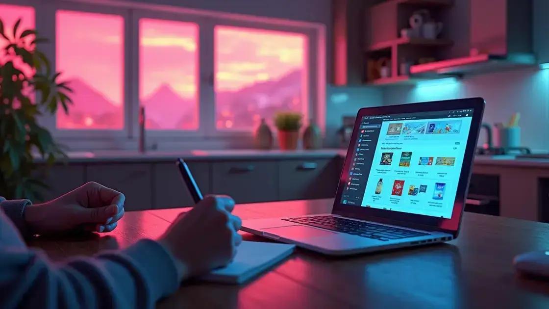 Planejamento de compras e controle de gastos