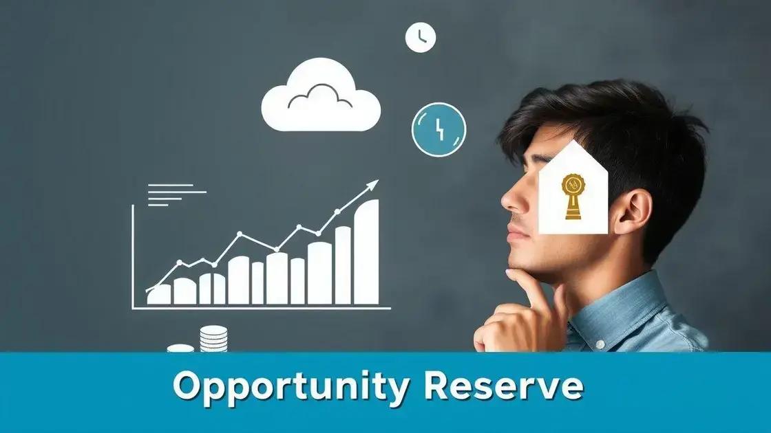 Importância da reserva de oportunidade