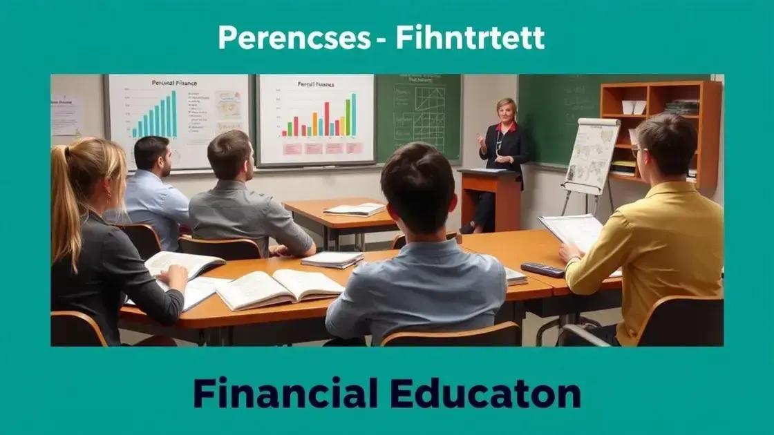 Importância da educação financeira