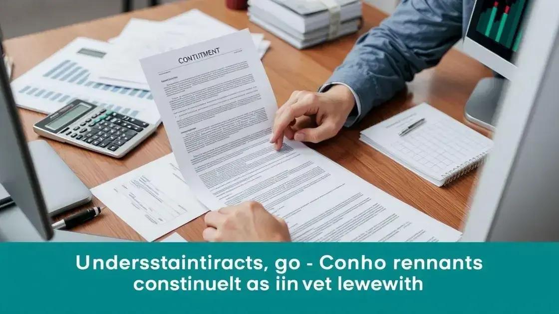Dicas para entender contratos e investimentos