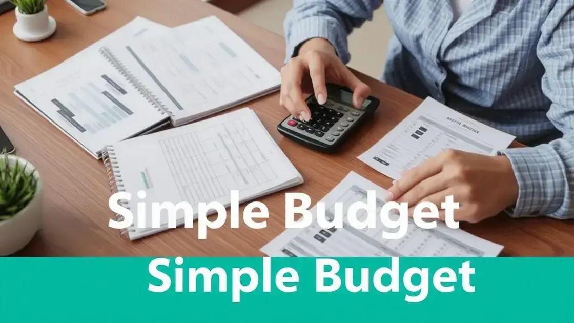 Como montar um orçamento simples