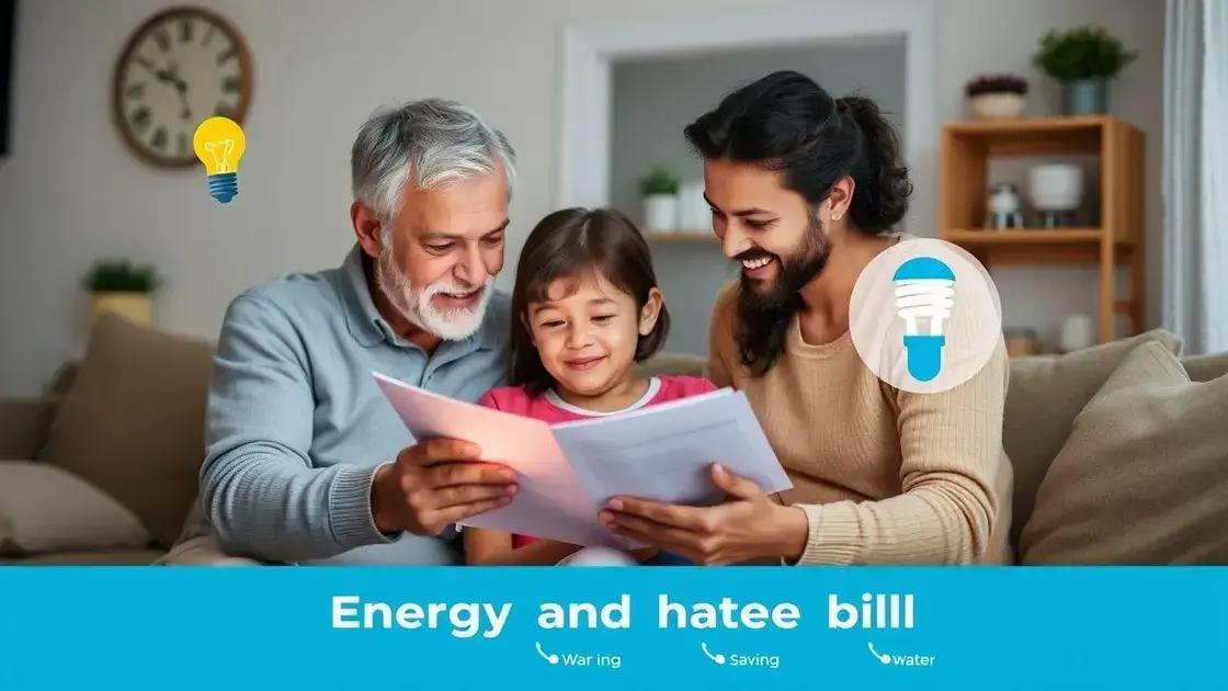 Redução de contas fixas: energia e água