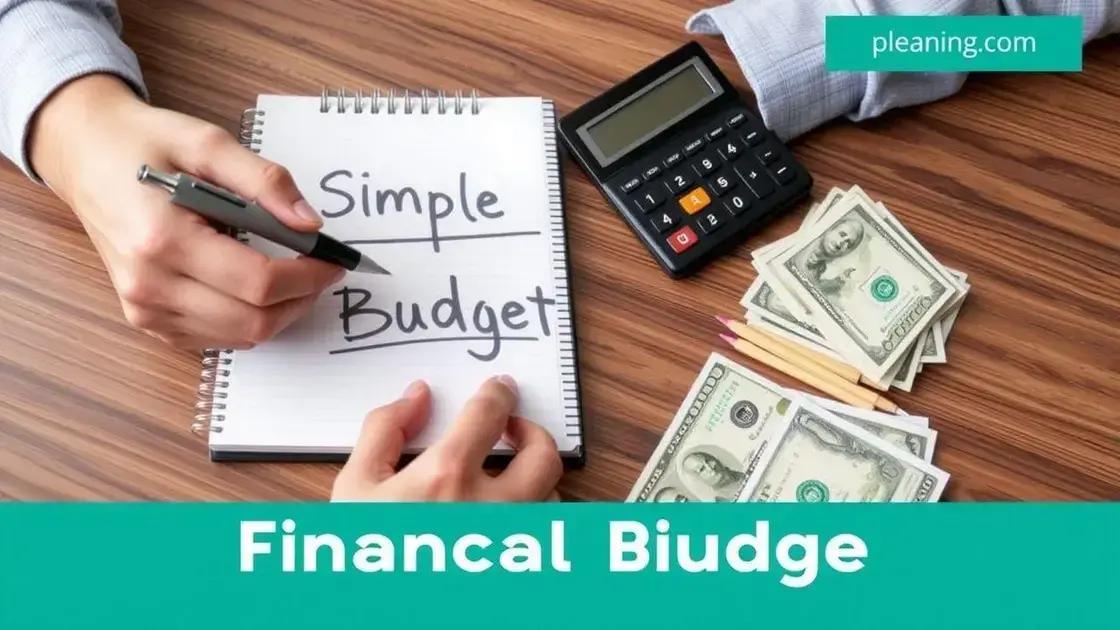 Como montar um orçamento simples e eficaz