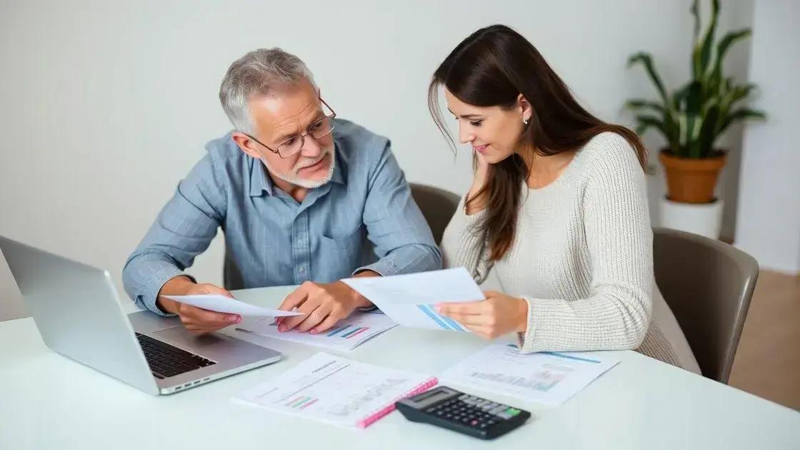 Organização das finanças do casal