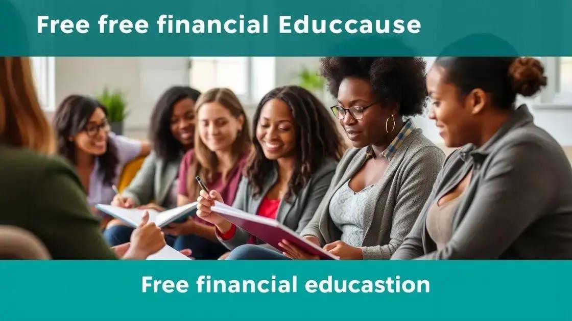 O que são cursos gratuitos de educação financeira?