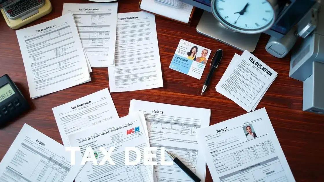 Documentos necessários para a declaração