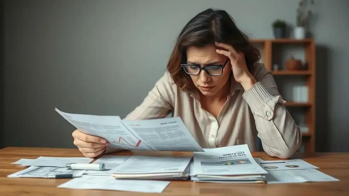 Identificando os principais imprevistos financeiros