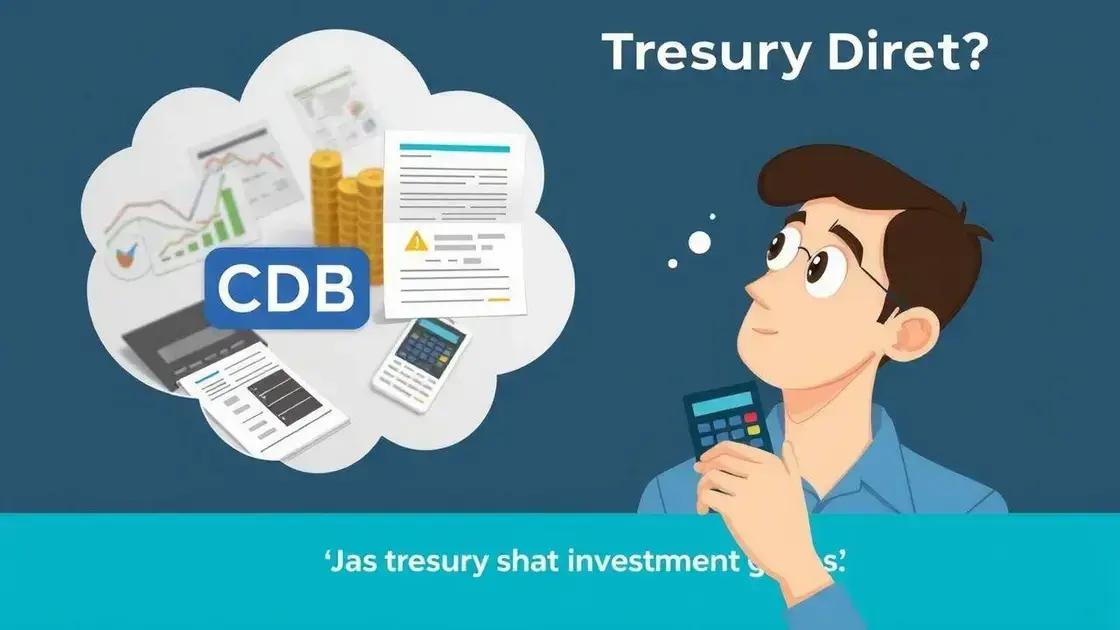 Diferença Entre CDB e Tesouro Direto: Qual Escolher?