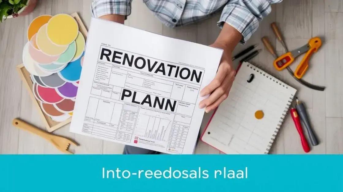 planejando sua reforma: o que considerar?