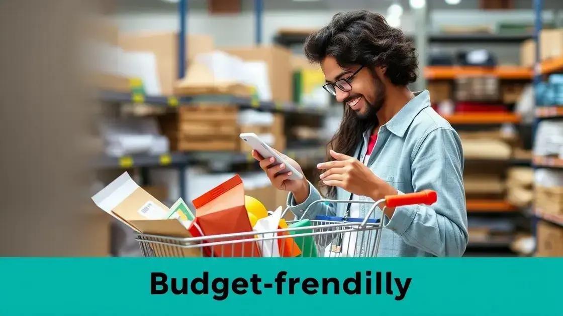 onde economizar na compra de materiais?