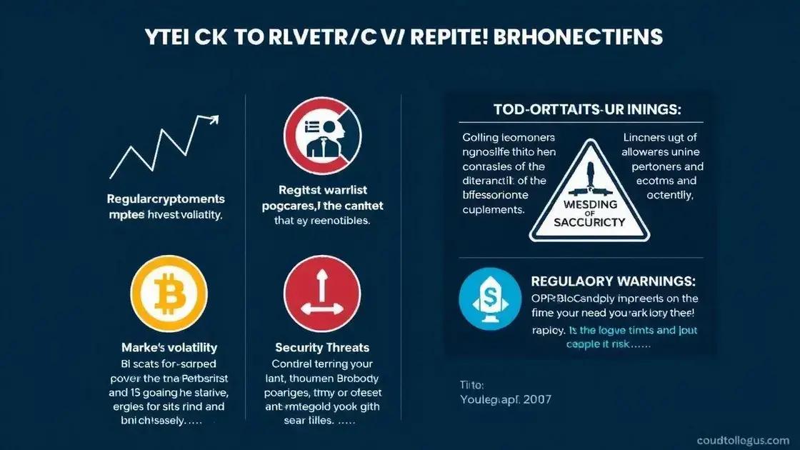 Riscos envolvidos ao investir em criptomoedas para renda passiva