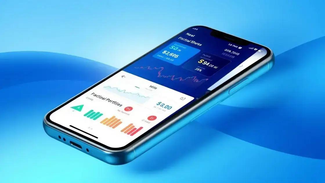 O que são apps de fracionamento de ações?