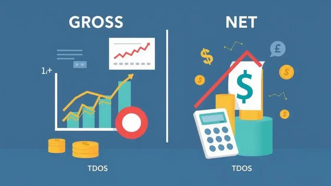 Diferença entre rentabilidade bruta e líquida