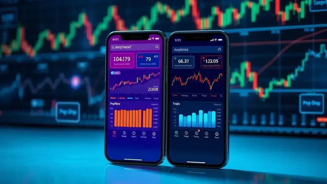 Comparativo dos melhores apps de investimento