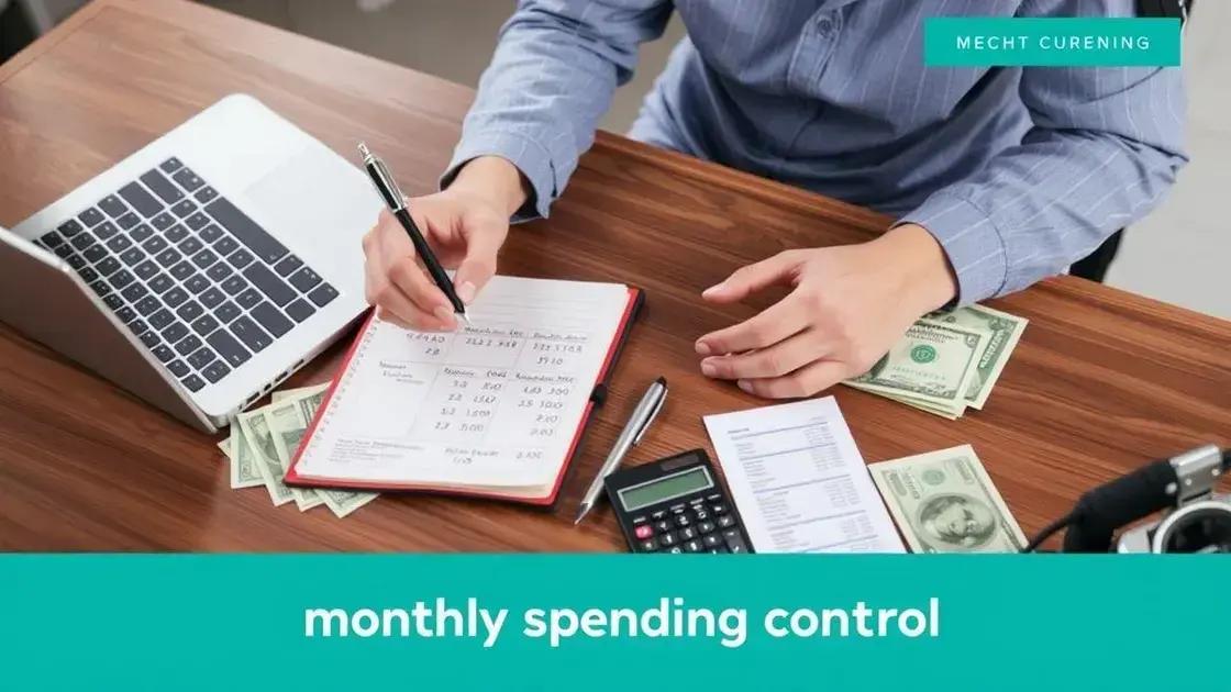 Como criar um controle mensal de gastos