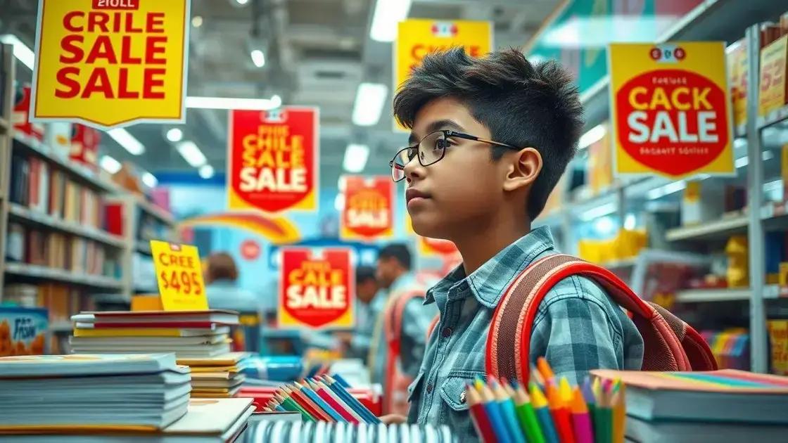 Dicas para comprar itens escolares em promoção