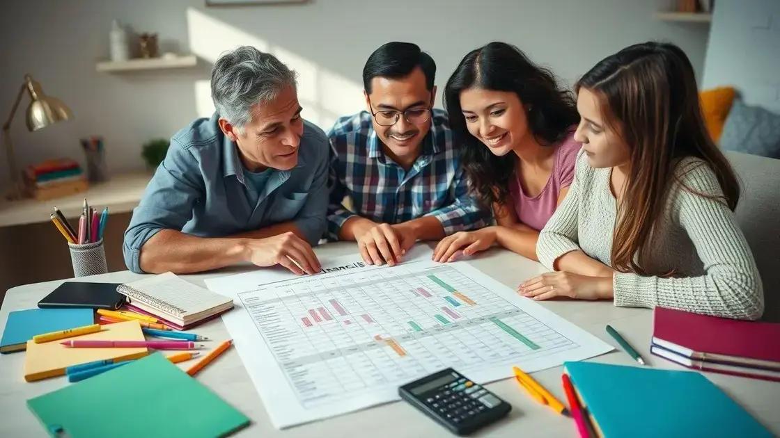 Planejamento financeiro para o ano letivo