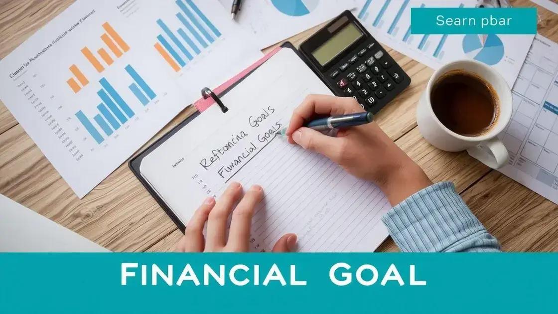 como definir objetivos financeiros claros