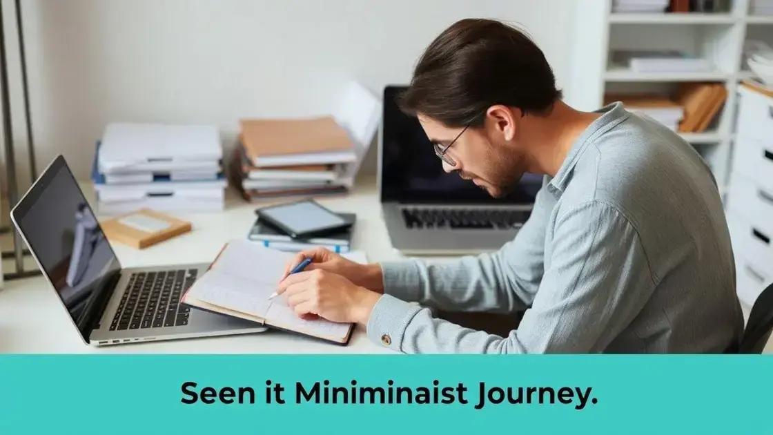 Como começar sua jornada minimalista