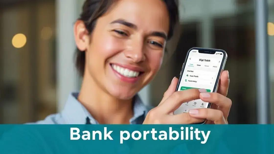 Definição de portabilidade bancária