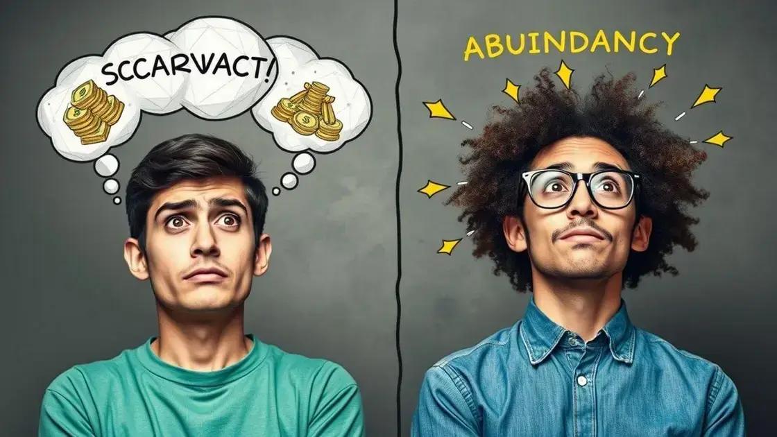 Mentalidade de escassez vs mentalidade de abundância