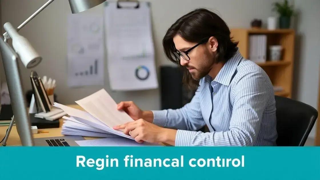 Como recuperar o controle financeiro pessoal