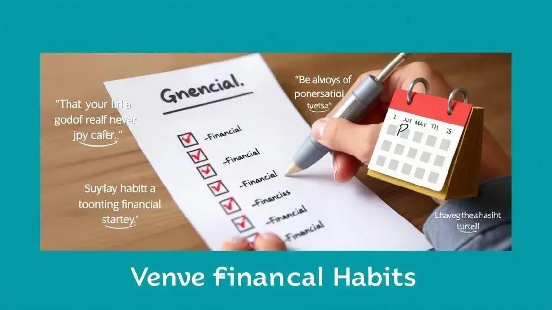 Como manter novos hábitos financeiros a longo prazo