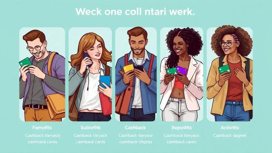 Cartões cashback para diferentes perfis de consumidores