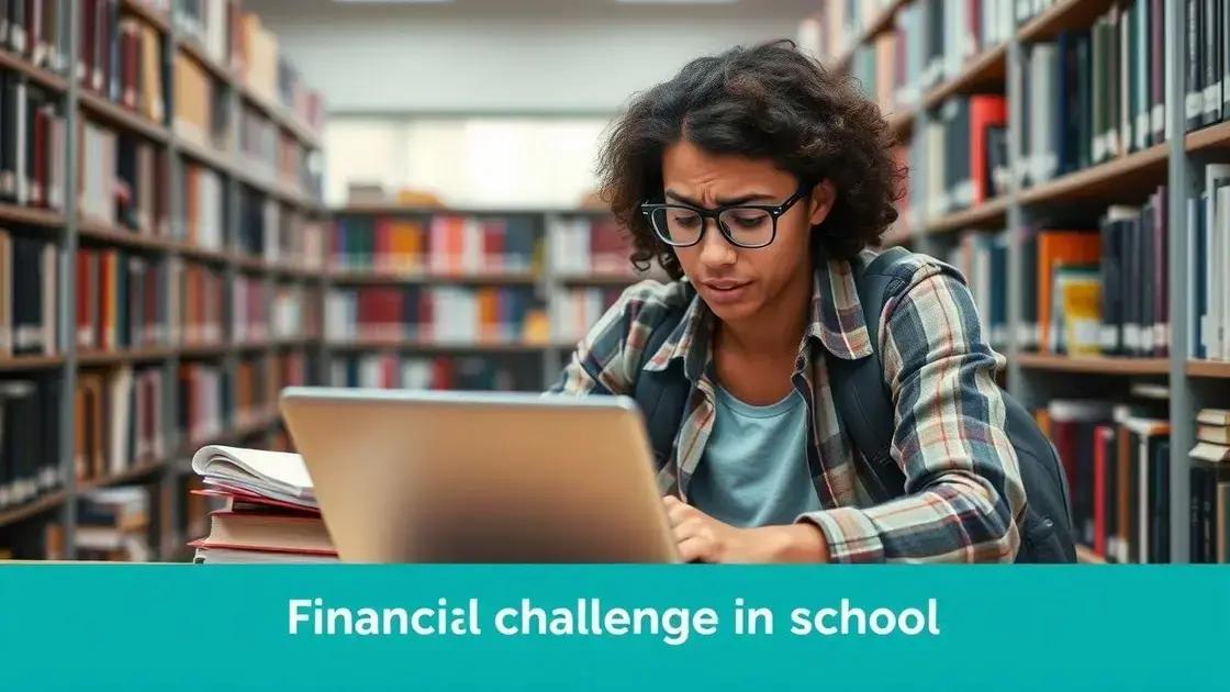 Entendendo o desafio financeiro universitário