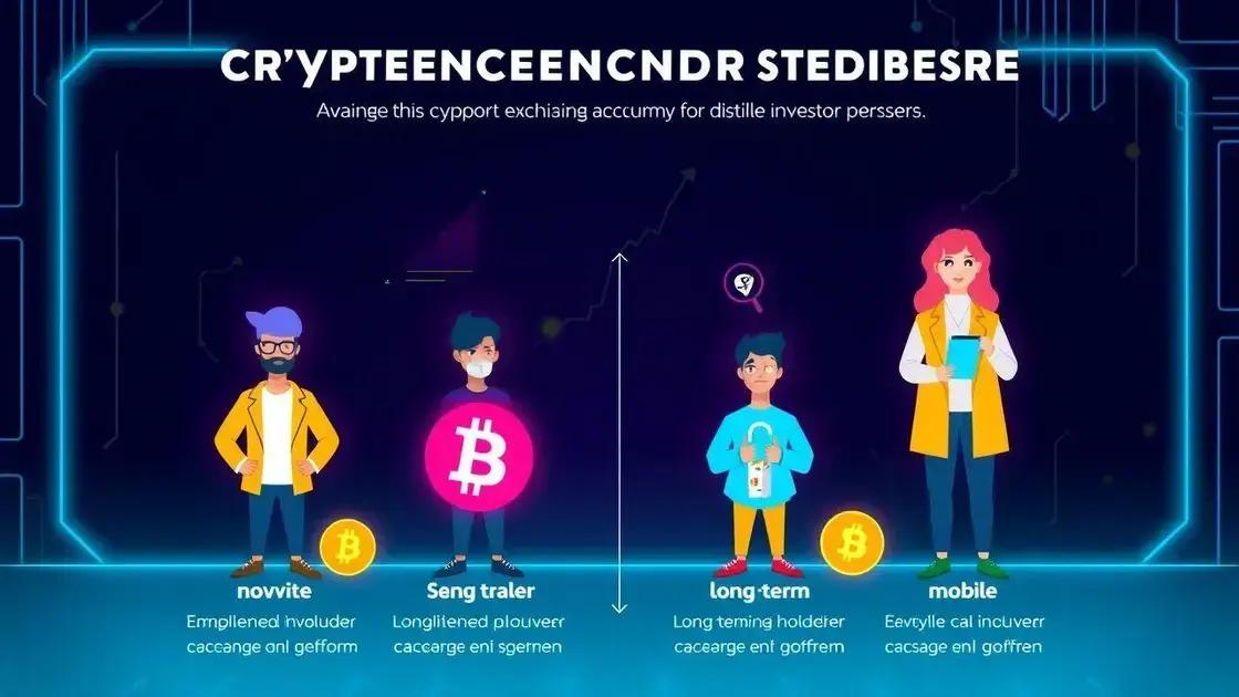 perfil ideal para cada plataforma de criptomoedas