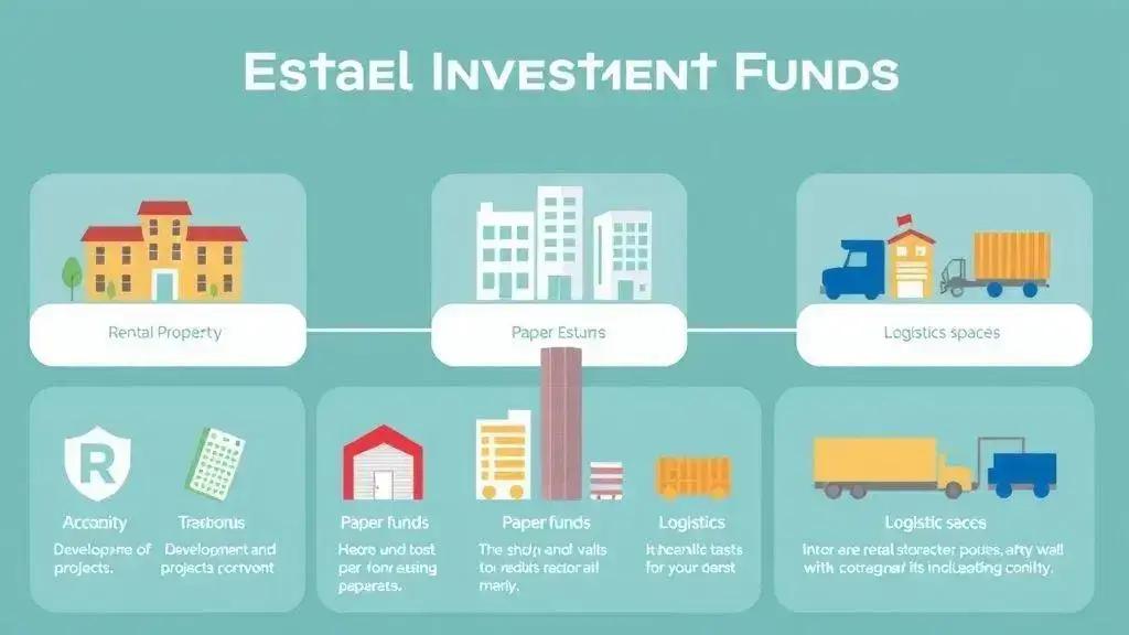 Principais tipos de fundos imobiliários Principais tipos de fundos imobiliários