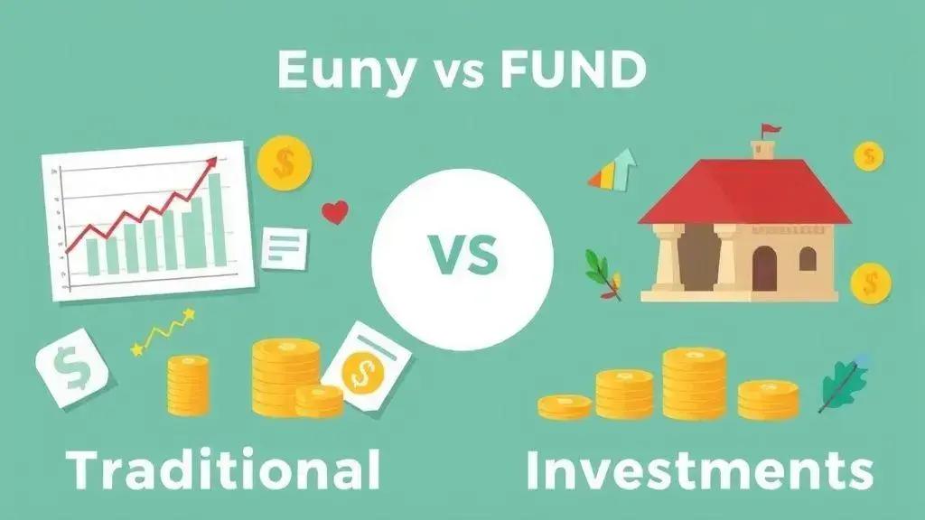 Comparação entre fundos de royalties e investimentos tradicionais