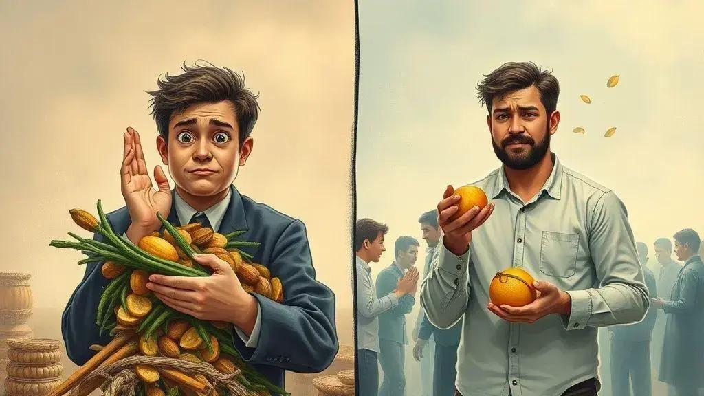mentalidade de escassez vs mentalidade de abundância