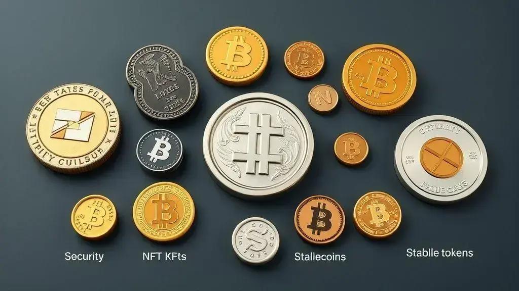Principais tipos de tokens