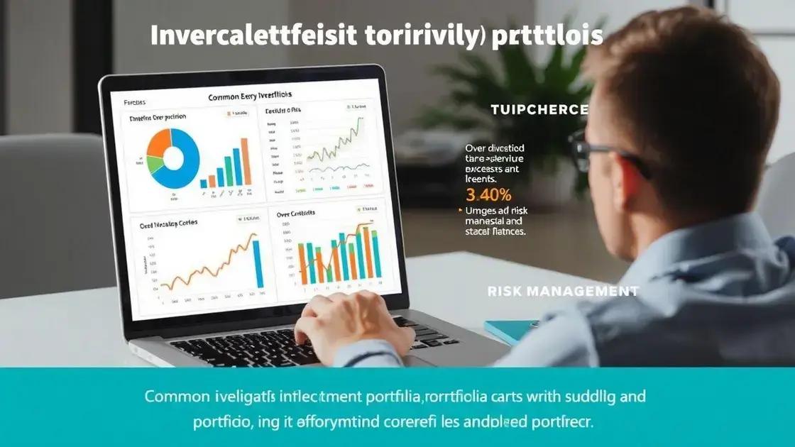 Erros comuns na diversificação de investimentos