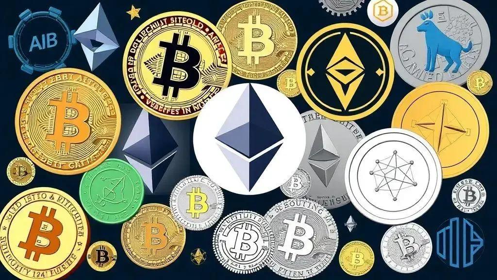 Principais tipos de criptoativos disponíveis Principais tipos de criptoativos disponíveis